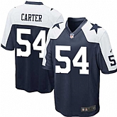 Nike Men & Women & Youth Cowboys #54 Carter Thanksgiving Navy Blue Team Color Game Jersey,baseball caps,new era cap wholesale,wholesale hats